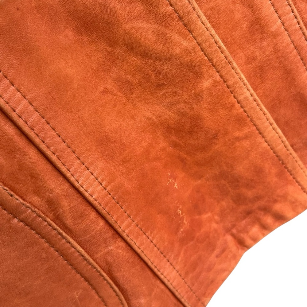 Sheep Mate’s Leather Jacket Vintage 70s Disco retro - Picture 5 of 14